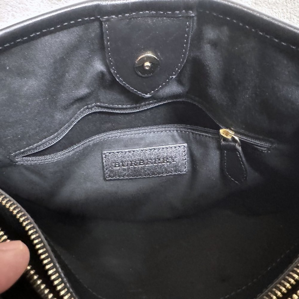 Burberry Beige Haymarket Check Coated Canvas bag - Picture 10 of 16